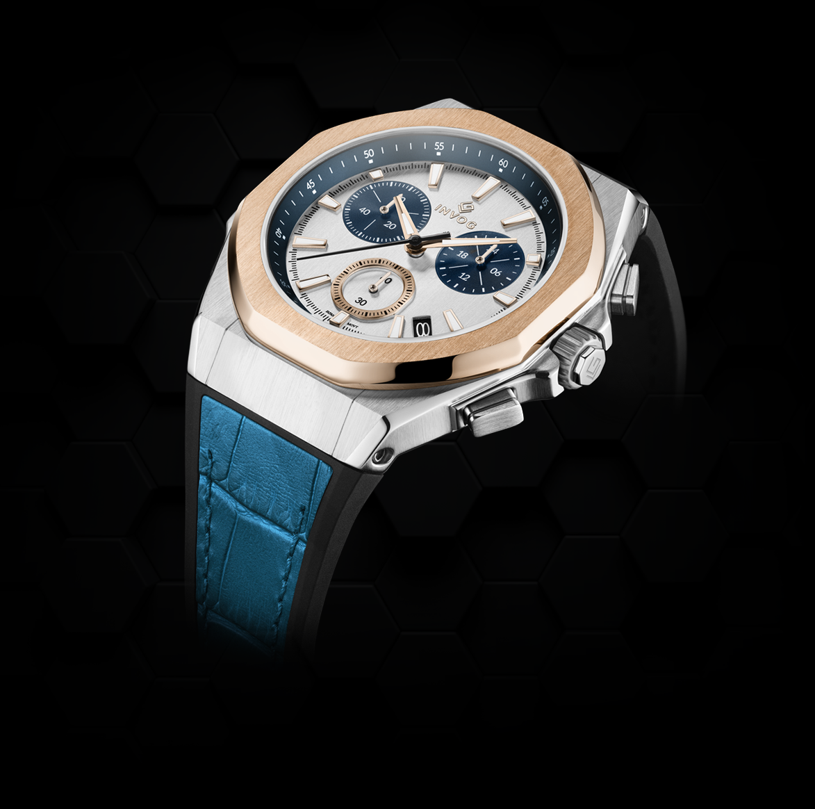 Two-Tone Blue Panda